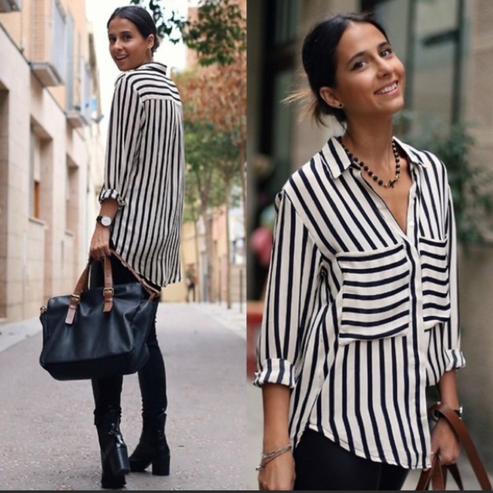 Stripped blouse from Chico’s